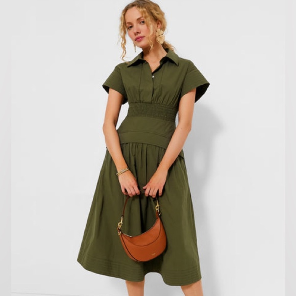 Army Green Cameran Dress large new